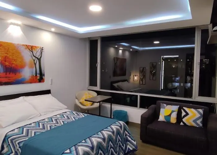 Suite De Lujo, Piso Alto, Junto Parque Carolina, Generador Electrico